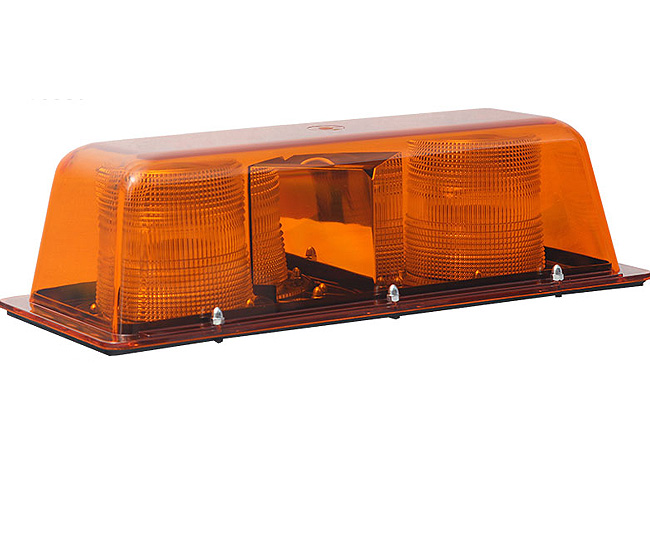 LED MINI-BAR HALO 9200 AMBER OUTER DOME 4 LED 9200HL