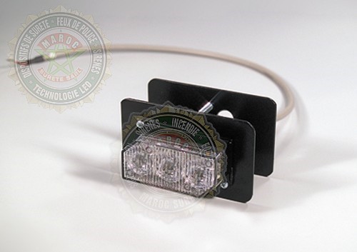 LED3 - Dual Horizontal License Plate Bracket EL3SNBRK2LPH
