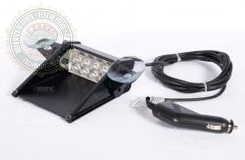 Pilot LED Single Windshield Light w/ Suction Cup Mount EPLTSWS