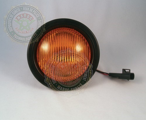 4” Round Strobe Remote Warning Light ERDRSN0
