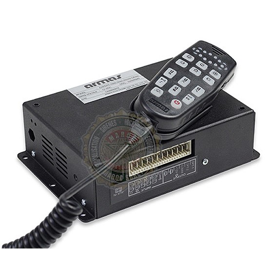 Siren & PA with Lightbar Control EXPERT-100